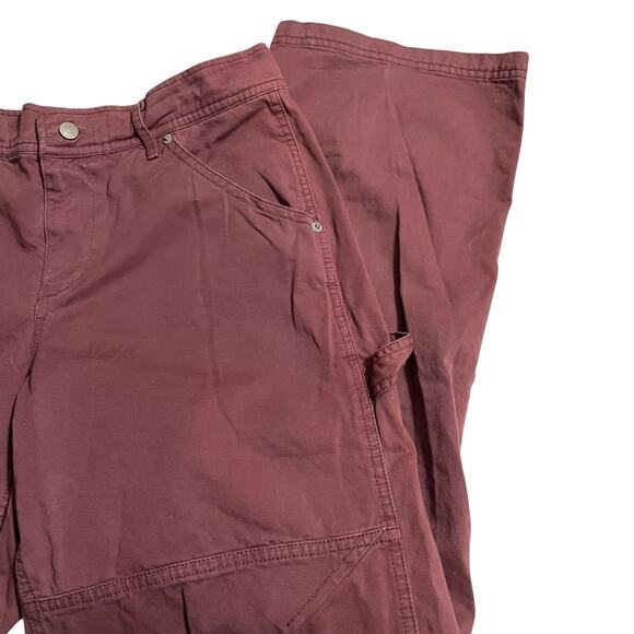 Urban Outfitter BDG Womens Size 2 Carpenter Pants Mid Rise Zip Fly Distressed - Picture 7 of 14